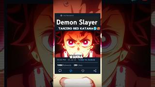 The Red Katana nightcore anime tanjiro demonslayer [upl. by Yunick43]