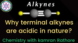 Acidity of terminal alkynesalkyne acidityorganic chemistry [upl. by Fortunia]