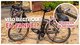 VÉLO ÉLECTRIQUE en PANNE  Essayez ceci [upl. by Caleb]