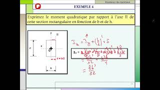 RESISTANCE DES MATERIAUX  CARACTERISTIQUES GEOMETRIQUES DE FORMES [upl. by Nob]