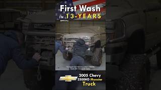 Abandoned Chevy 2500HD Monster Truck  1st Wash in 12 Years  Satisfying Detailing Restoration [upl. by Dabbs]