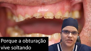 Bruxismo solta restaurações Master Pride Odontologia  Dra Bianca Rosa [upl. by Baggs]