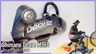 Shimano Deore M510 Rear Derailleur Rebuild service clean [upl. by Inot129]