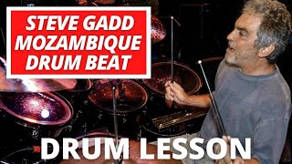 Steve Gadd Mozambique Drum Beat  AfroCuban Drum Lesson [upl. by Alroy]