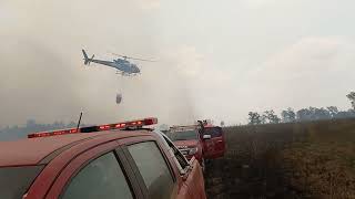 Compilación de HELICOPTERO APAGANDO INCENDIOS EN CORRIENTES 2022 [upl. by Tichon560]