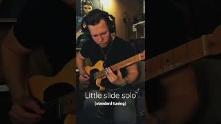 Little slide solo with a tele in standard tuning telecaster slideguitar blues rock [upl. by Erek]