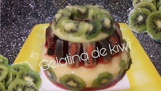 Gelatina De Vainilla Con Kiwis Naturales [upl. by Badger]