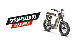 Juiced Bikes Scrambler X2 Assembly amp SetUp [upl. by Bernardina150]