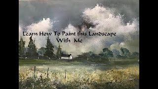 ART LEARN HOW TO PAINT this impressionist LANDSCAPE PAINTING landscape tuition Painting [upl. by Tibbetts]