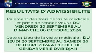 Concours De Gendarmerie 2024  Que Faire Après Les Résultats De Présélection   Visite Médicale [upl. by Am346]