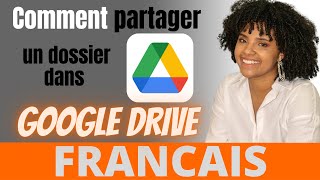 Comment partager un dossier dans Google Drive [upl. by Ayekehs]