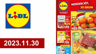 Lidl újság 20231130  akciós újság [upl. by Attegroeg218]