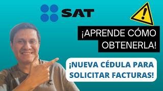 🔵 CÓMO OBTENER LA CÉDULA DE DATOS FISCALES PARA FACTURACIÓN SAT [upl. by Enniroc]