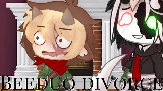 Beeduo divorce  Totally Beeduo angst  Gacha Club [upl. by Aramois365]