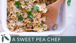 Skinny Tuna Noodle Casserole  A Sweet Pea Chef [upl. by Schellens240]