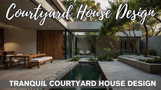 Tranquil Courtyard House Design brings a sense of peaceful relaxation [upl. by Sonny323]