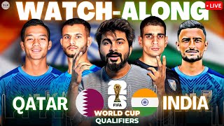 Qatar v India  World Cup Qualifiers 2024  LIVE Reaction amp WatchAlong [upl. by Adiaroz]