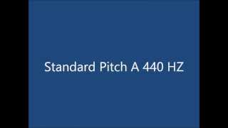 A 440 HZ Standard Pitch [upl. by Dacy]