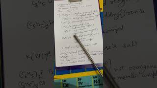 Organometallic compounds XII NEET JEE B Sc Part III organicchemistry chemistryconcept [upl. by Danete782]