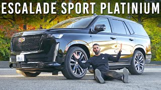 2022 Cadillac Escalade Sport Platinum Review True AMERICAN Luxury [upl. by Zetniuq563]