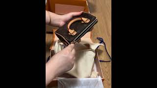 Louis Vuitton Nano Speedy louisvuitton unboxing lv fashion [upl. by Ylliw]