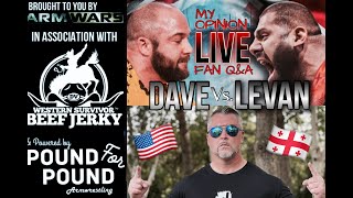 DAVE CHAFFEE Vs LEVAN SAGINASHVILI  LIVE REACTION amp FAN QampA [upl. by Goodman]