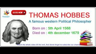 Thomas Hobbes Political Philosophy in hindi [upl. by Armalda]