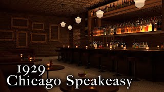 1929 Chicago Speakeasy ASMR Ambience of Golden Age Radio amp Bar Sounds for Studying Relaxing [upl. by Gomar59]