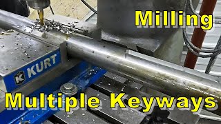 Milling Multiple Keyways in Alignment on a Bridgeport Milling Machine  Manual Machinist [upl. by Berenice32]