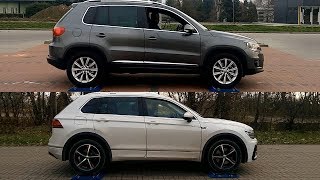 SLIP TEST  Volkswagen Tiguan I vs VW Tiguan II  4Motion  4x4testsonrollers [upl. by Corene]