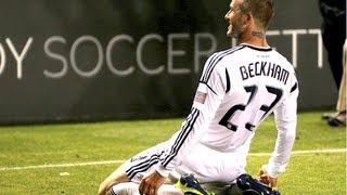 David Beckhams Best MLS Goal [upl. by Halilad]