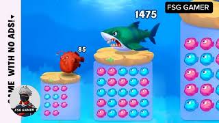 Fishdomdom Ads new trailer 18 update Gameplay hungry fish video [upl. by Carina]