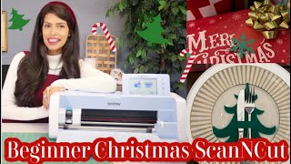 Beginner Christmas ScanNCut Projects  AllBrands Afterhours [upl. by Rae]