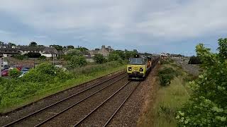 70 80 CarnoustieAngus on the loaded southbound tanks 170622 [upl. by Lehteb]