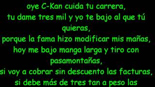 CKan  Desaparecido ••con LETRA•• [upl. by Rooker]