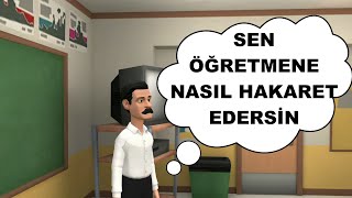 Okulda Öğretmene hakaret eden öğrenci shorts komikvideolar [upl. by Siladnerb801]