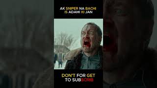 AK SNIPER NA BACHI IS ADAMI KI JAN youtubeshorts movieexplainedinhindi [upl. by Laeynad]