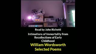 Poem of William Wordsworth  Intimations of Immortality from Recollections of Early Childhood [upl. by Lauro]