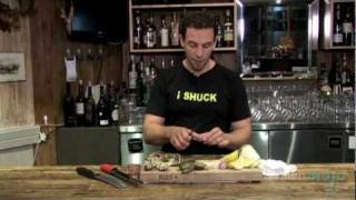 How to Shuck An Oyster Tips and Tricks [upl. by Cirdahc126]