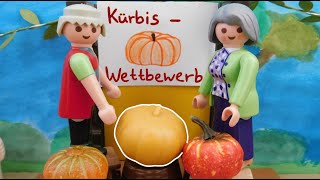 Der Kürbiswettbewerb Herbstmarkt Playmobil Film deutsch Familie Neumann [upl. by Avis]