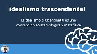 Idealismo trascendental de Kant [upl. by Niki]