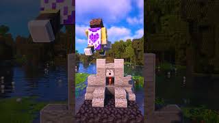 Minecraft Frog Fountain shorts minecraftmemes [upl. by Brubaker]