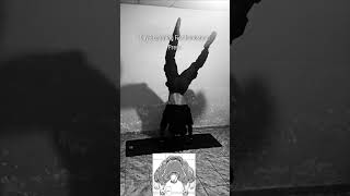 Day 1 Learning Fist Handstand Press calisthenics baki animeworkout [upl. by Jefferey708]