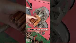 COPPER PULLING MACHINE machine copperrecovery coppercable copper [upl. by Menedez684]