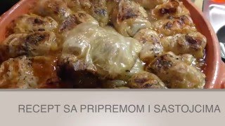 Recept DOMAĆE SARME  DOMAĆA SARMA od kiselog kupusa [upl. by Llesirg211]