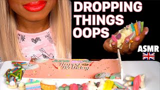 ASMR MAG UK DROPPING THINGS CAKES COMPILATION FOR 5 MINUTES EDIBLE PRANK BLOOPERS FAIL MUKBANG 먹방 [upl. by Neroled289]