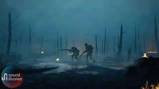 WW1 Distant Battle Ambience  War Sounds [upl. by Reine]