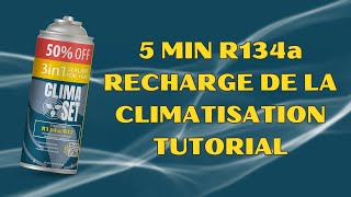 RECHARGE CLIMATISEUR EN 5 MINUTES R134A  CLIMASET [upl. by Lemrahs331]