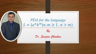 Lecture 123Construct a PDA for the language L anbm [upl. by Ativla]