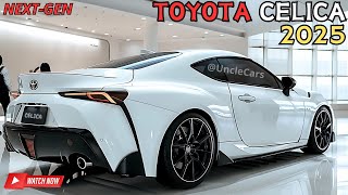 2025 Toyota Celica  Finally Revealed Exclusive First Look [upl. by Orgalim]